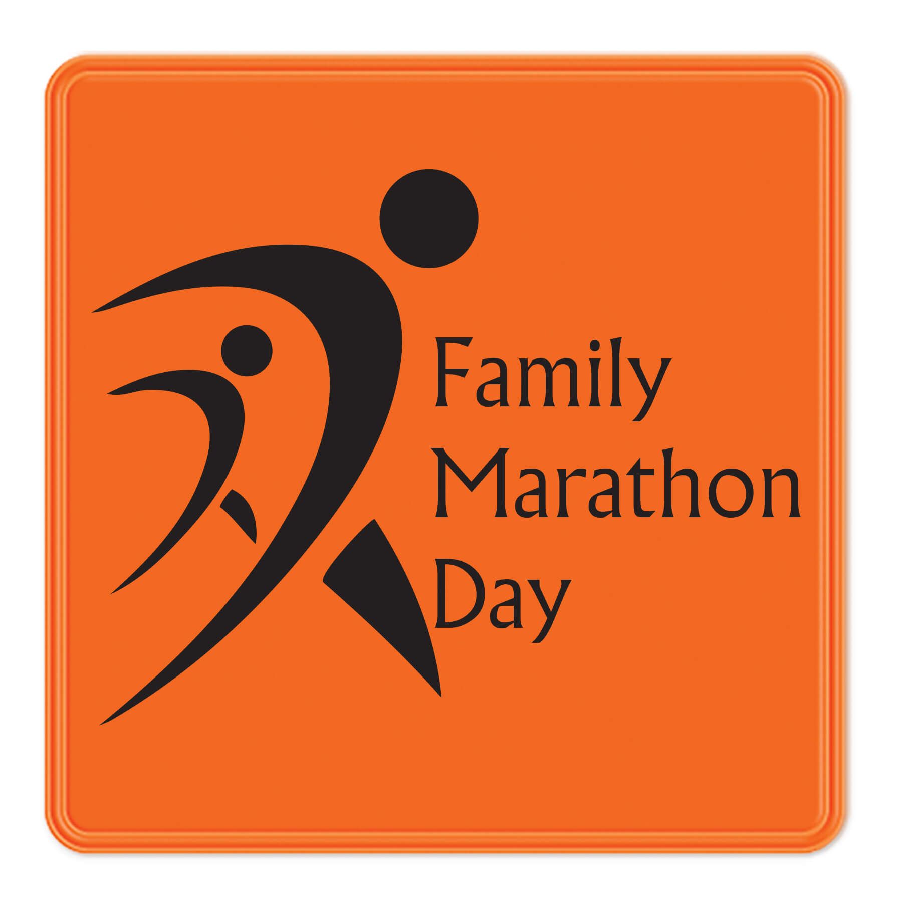 Fluorescent Orange Imprinted